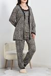 Milan Kumaş 3Lü Set Leopar - 50511.1902.
