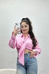 Çizgi Detaylı Gömlek Pembe - 80023.147.