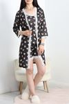 Pegasus Şortlu 3Lü Pijama Takımı Siyahbej - 50568.1049.