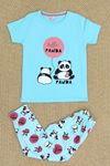 5-12 Yaş Çocuk Penye Pijama Takımı Mint - 50574.2028.