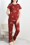 Alt Üst Pegasus Pijama Takımı Bordoayı - 50419.1048.