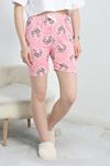 Milan Şort Pijama Altı Pembebeyaz - 50586.1928.