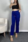 Dabıl Bağcıklı Pantolon Saks - 20138.1884.