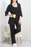 Pegasus Üçlü Pijama Takımı Siyahyıldız - 666.1287.