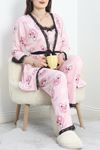 Pegasus Üçlü Pijama Takımı Tozpembe - 666.1287.