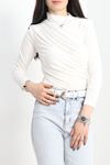 Vatkalı Çıtçıtlı Body Beyaz - 1183.2031.