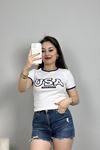 Baskılı Tişört Beyaz - 70326.336.