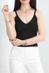 Askılı Triko Atlet Siyah - 1091.2031.