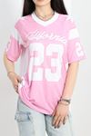 Oversize Forma Tişört Pembe - 70309.1855.