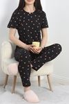 Kısa Kollu Süprem Pijama Takımı Pembesiyah - 50523.1961.