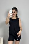 Şortlu Fitness Takım Siyah - 50324.1857.