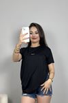 İnce Suprem Pis Dikiş Tişört Siyah - 80091.1878.