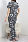 Kısa Kollu Süprem Pijama Takımı Fümebeyaz - 50523.1961.