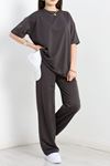 Oversize İki İplik Wortex Takım Boyalıantrasit - 80303.1878.