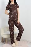 Alt Üst Pegasus Pijama Takımı Kahveayı - 50419.1048.