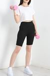 Fitilli Biker Tayt Siyah - 50622.2022.