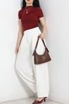 Beli Lastikli Balon Pantolon Beyaz - 70083.746.