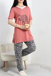 Ringviskon Pijama Takımı Gülkurusu1 - 50632.1931.