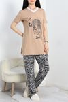 Ringviskon Pijama Takımı Vizonsiyah - 50632.1931.
