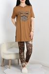 Ringviskon Pijama Takımı Kahve - 50632.1931.
