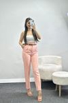 Kemerli Double Pantolon Pudra - 40090.683.
