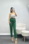 Kemerli Double Pantolon Zümrüt - 40090.683.