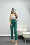 Kemerli Double Pantolon Zümrüt1 - 40090.683.