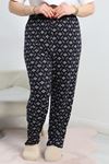 Büyük Beden Poliviskon Pijama Altı Beyazlaci - 41303.1048.