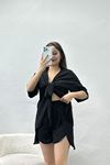 Ayrobin Şortlu Takım Siyah - 41206.701.