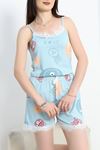 Şortlu Pijama Takımı Suyeşili - 178.1287.