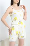 Şortlu Pijama Takımı Sarıördek - 178.1287.