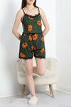 Şortlu Pijama Takımı Yeşilayı - 178.1287.