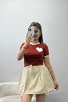 Reglan Kol Likralı Kompak Penye Kiremit - 90991.1878.