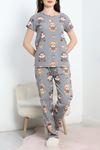 Alt Üst Aynı Pijama Takımı Griayıcık - 50079.1857.