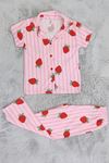 4-13 Yaş Çocuk Pijama Takımı Pembeçizgili - 403.1287.