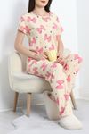 Alt Üst Aynı Pijama Takımı Pembefiyonk - 50079.1857.