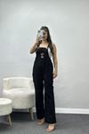 Nakışlı Gabardin Salopet Siyah - 3245.179.