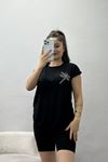 İşlemeli Viskon Bluz Siyah - 70415.599.