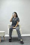 Kısa Kollu Süprem Pijama Takımı Fümebeyaz1 - 50523.1961.