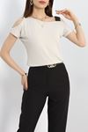 Omuz Dekolteli Bluz Taş - 70411.599.