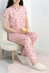 Alt Üst Aynı Pijama Takımı Pembeyeşil - 50079.1857.