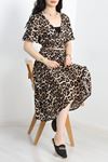 Dokuma Crop Etek Takım Leopar - 40585.701.