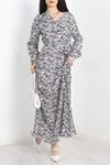 Bel Lastikli Elbise Zebra - 4615.179.
