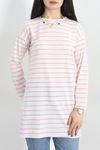 Çizgili Tunik Beyazpembe - 41984.1567.