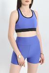 Fitness Şortlu Takım Kırıklila - 41314.1255.