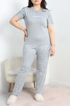 Milan Battal Pijama Takımı Gri - 50675.1285.