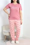 Milan Battal Pijama Takımı Gülkurusu - 50675.1285.
