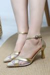 7 Cm Topuklu Terlik Gold - 41793.264.
