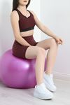 Fitness Şortlu Takım Mürdüm - 41314.1255.
