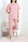 Manşetli Süprem Alt Üst Aynı Pijama Takımı Pembekalp - 50673.1961.